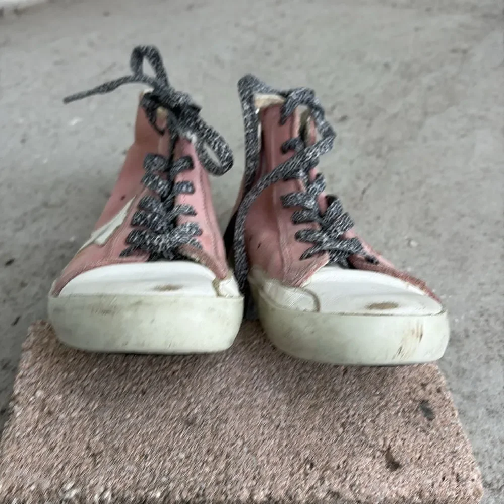 Golden Goose Francy Pink high tops